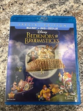 Disney Bedknobs and Broomsticks Special Edition Blu-ray - Blue Case